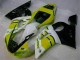 Jaune Blanc Carénage Yamaha R6 1998-2002 Jaune Blanc Carénage Yamaha R6 1998-2002