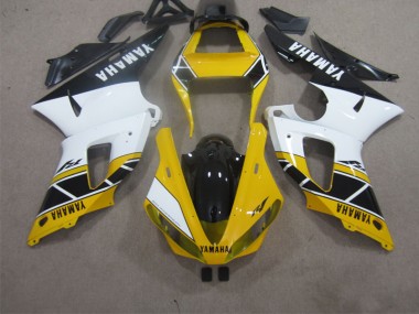 Jaune Blanc Noir Carénage Yamaha R1 2000-2001