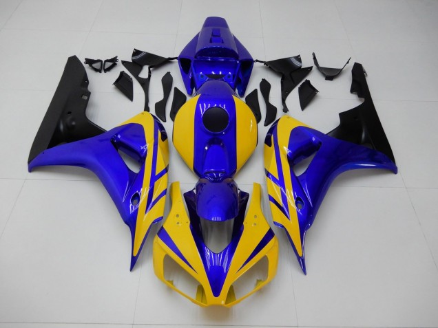 Jaune Bleu Carénage Honda CBR 1000 RR 2006-2007 Jaune Bleu Carénage Honda CBR 1000 RR 2006-2007