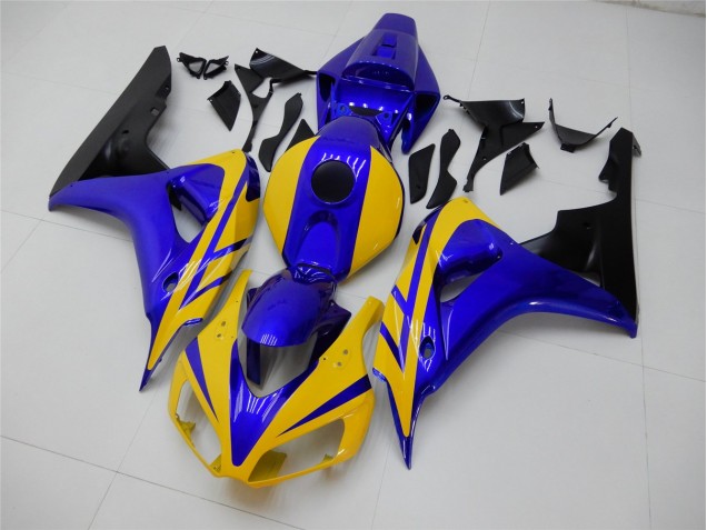Jaune Bleu Carénage Honda CBR 1000 RR 2006-2007 Jaune Bleu Carénage Honda CBR 1000 RR 2006-2007