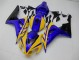 Jaune Bleu Carénage Honda CBR 1000 RR 2006-2007 Jaune Bleu Carénage Honda CBR 1000 RR 2006-2007