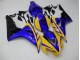 Jaune Bleu Carénage Honda CBR 1000 RR 2006-2007 Jaune Bleu Carénage Honda CBR 1000 RR 2006-2007