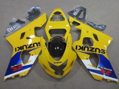Jaune Bleu Carénage Suzuki GSXR 600 K4 2004-2005