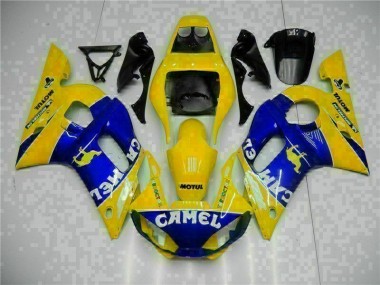 Jaune Bleu Carénage Yamaha R6 1998-2002