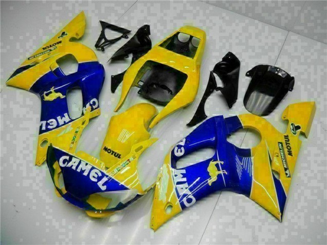 Jaune Bleu Carénage Yamaha R6 1998-2002 Jaune Bleu Carénage Yamaha R6 1998-2002
