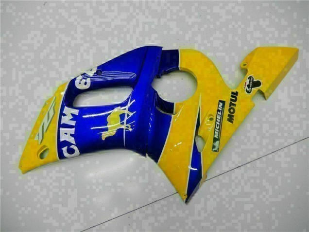 Jaune Bleu Carénage Yamaha R6 1998-2002 Jaune Bleu Carénage Yamaha R6 1998-2002