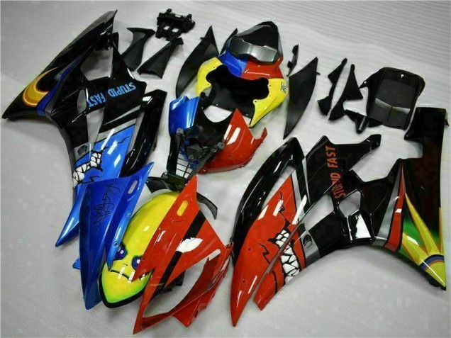 Jaune Bleu Rouge Carénage Yamaha R6 2006-2007 Jaune Bleu Rouge Carénage Yamaha R6 2006-2007