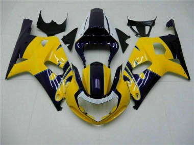 Jaune Carrosserie Suzuki GSXR 600 / 750 K1 K2 K3 2001-2003