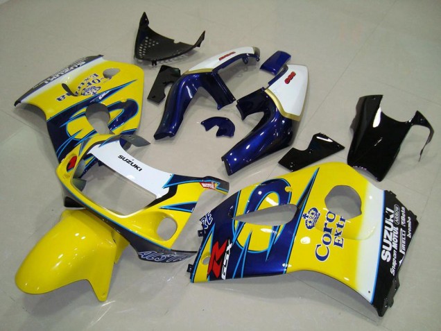 Jaune Corona Carénage Suzuki GSXR 600 1996-2000 Jaune Corona Carénage Suzuki GSXR 600 1996-2000
