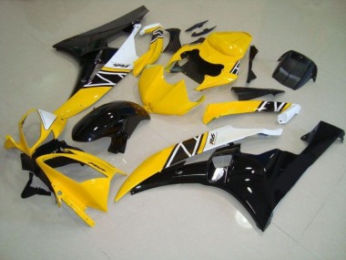 Jaune Kit Carénages Complet Yamaha R6 2006-2007