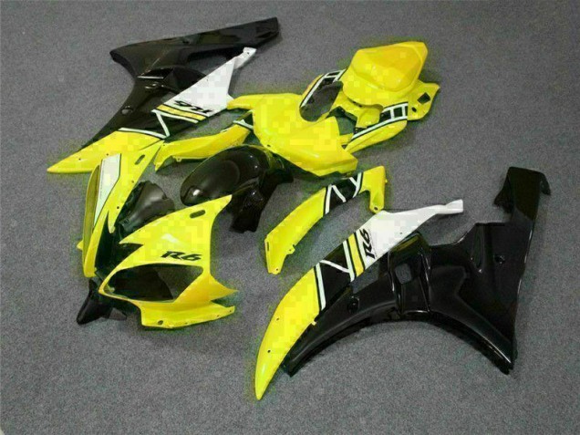 Jaune Kit Carénages & Plastique Yamaha R6 2006-2007 Jaune Kit Carénages & Plastique Yamaha R6 2006-2007