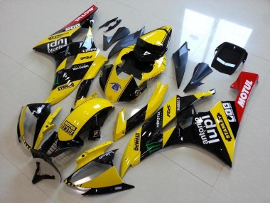 Jaune Monster Lupi Carénage Yamaha R6 2006-2007