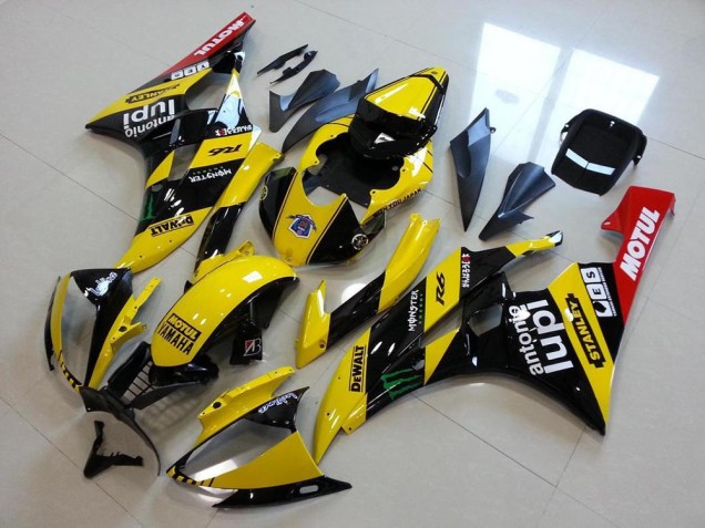 Jaune Monster Lupi Carénage Yamaha R6 2006-2007 Jaune Monster Lupi Carénage Yamaha R6 2006-2007