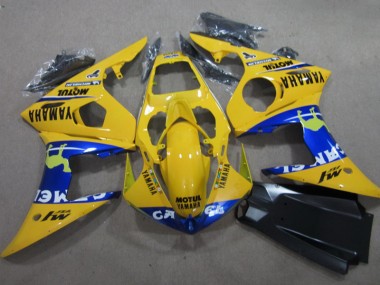 Jaune Motul Carénage Yamaha R6 2003-2005