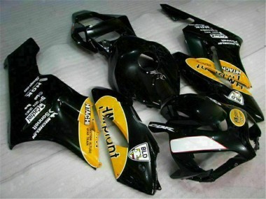 Jaune Noir Carénage Honda CBR 1000 RR 2004-2005