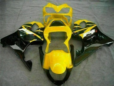 Jaune Noir Carénage Honda CBR 600 F4i 2001-2003