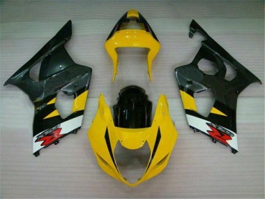Jaune Noir Carénage Suzuki GSXR 1000 K3 2003-2004