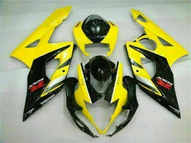 Jaune Noir Carénage Suzuki GSXR 1000 K5 2005-2006