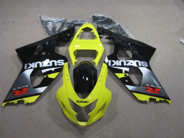 Jaune Noir Carénage Suzuki GSXR 600 K4 2004-2005