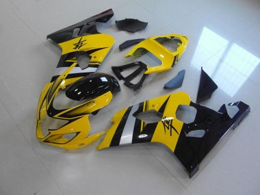 Jaune Noir Carénage Suzuki GSXR 750 K4 2004-2005