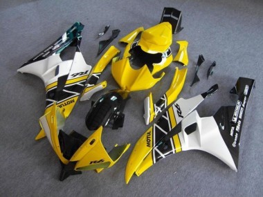Jaune Noir Carénage Yamaha R6 2006-2007