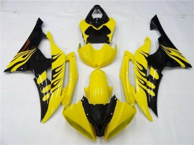 Jaune Noir Carénage Yamaha R6 2008-2016