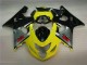 Jaune Noir Carénages Suzuki GSXR 600 / 750 K4 2004-2005 Jaune Noir Carénages Suzuki GSXR 600 / 750 K4 2004-2005