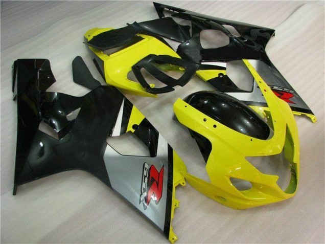 Jaune Noir Carénages Suzuki GSXR 600 / 750 K4 2004-2005 Jaune Noir Carénages Suzuki GSXR 600 / 750 K4 2004-2005