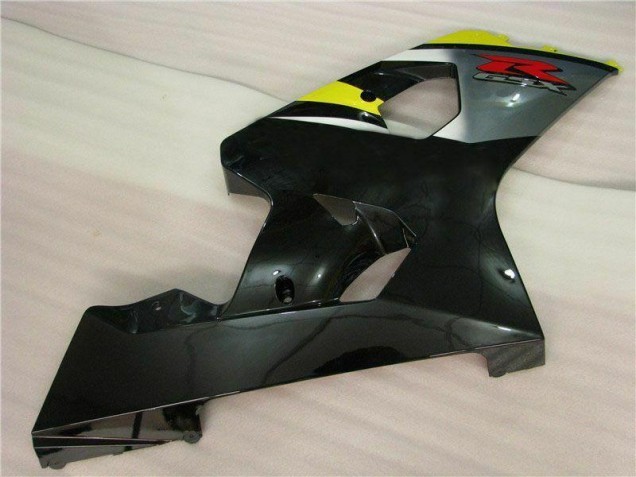 Jaune Noir Carénages Suzuki GSXR 600 / 750 K4 2004-2005 Jaune Noir Carénages Suzuki GSXR 600 / 750 K4 2004-2005