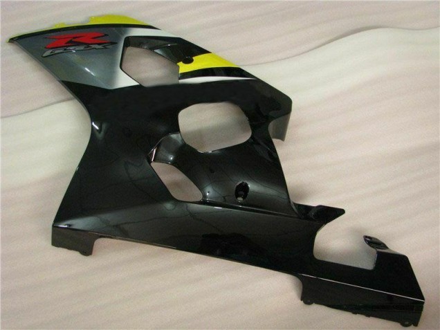 Jaune Noir Carénages Suzuki GSXR 600 / 750 K4 2004-2005 Jaune Noir Carénages Suzuki GSXR 600 / 750 K4 2004-2005