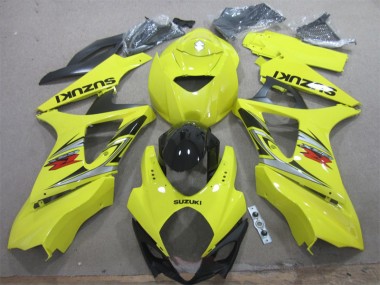 Jaune Noir Carrosserie Suzuki GSXR 1000 K7 2007-2008