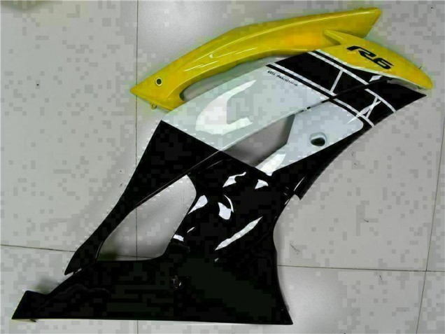 Jaune Noir Carrosserie Yamaha R6 2008-2016 Jaune Noir Carrosserie Yamaha R6 2008-2016