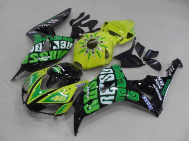 Jaune Vert Rossi Carénage Honda CBR 1000 RR 2006-2007