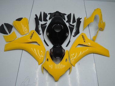 Jaune et Noir Carénage Honda CBR 1000 RR 2008-2011