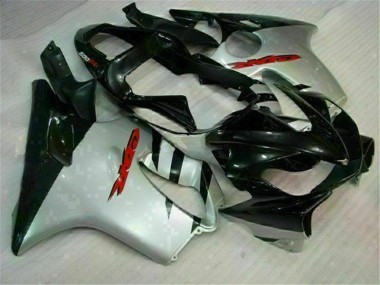 Noir Argent Carénages Honda CBR 600 F4i 2001-2003