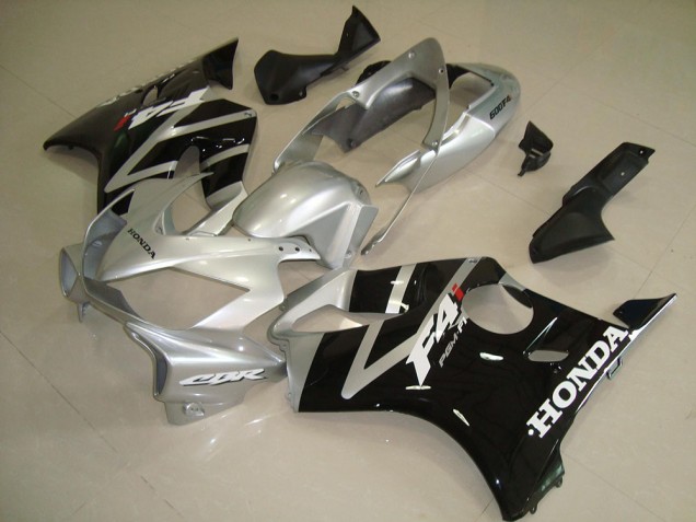 Noir Argent Carrosserie Honda CBR 600 F4i 2004-2007 Noir Argent Carrosserie Honda CBR 600 F4i 2004-2007