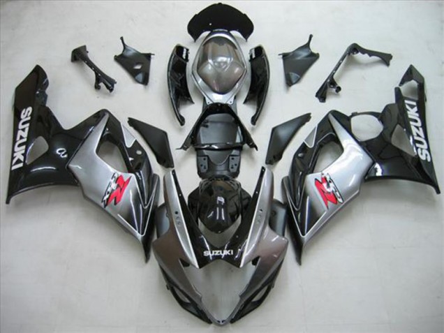 Noir Argent Gris Carénage Suzuki GSXR 1000 K5 2005-2006 Noir Argent Gris Carénage Suzuki GSXR 1000 K5 2005-2006