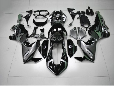 Noir Argent HRC Carénage Honda CBR 1000 RR 2017-2023