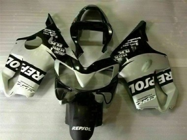 Noir Argent Repsol Carénage Honda CBR 600 F4i 2001-2003