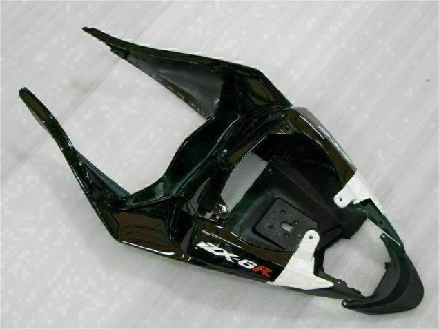 Noir Blanc 3M Touch4 Carénage Kawasaki ZX6R 2009-2012 Noir Blanc 3M Touch4 Carénage Kawasaki ZX6R 2009-2012