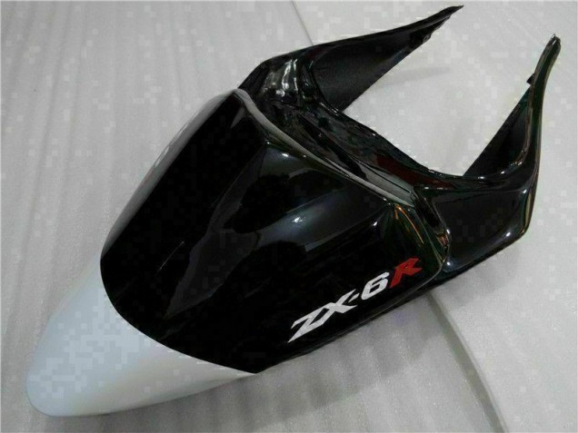 Noir Blanc 3M Touch4 Carénages Kawasaki ZX6R 2009-2012 Noir Blanc 3M Touch4 Carénages Kawasaki ZX6R 2009-2012