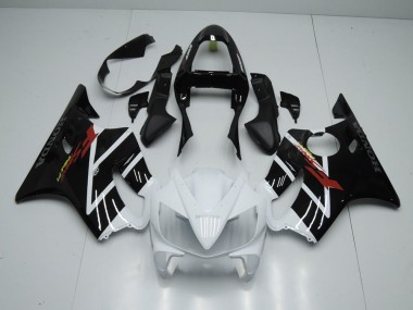 Noir Blanc Carénage Honda CBR 600 F4i 2001-2003