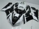 Noir Blanc Carénage Kawasaki ZX6R 2005-2006