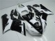 Noir Blanc Carénage Kawasaki ZX6R 2005-2006