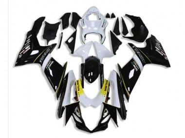 Noir Blanc Carénage Suzuki GSXR 600 / 750 K11 2011-2024