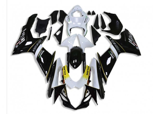 Noir Blanc Carénage Suzuki GSXR 600 / 750 K11 2011-2024 Noir Blanc Carénage Suzuki GSXR 600 / 750 K11 2011-2024