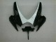 Noir Blanc Carénage Suzuki GSXR 600 / 750 K6 2006-2007 Noir Blanc Carénage Suzuki GSXR 600 / 750 K6 2006-2007
