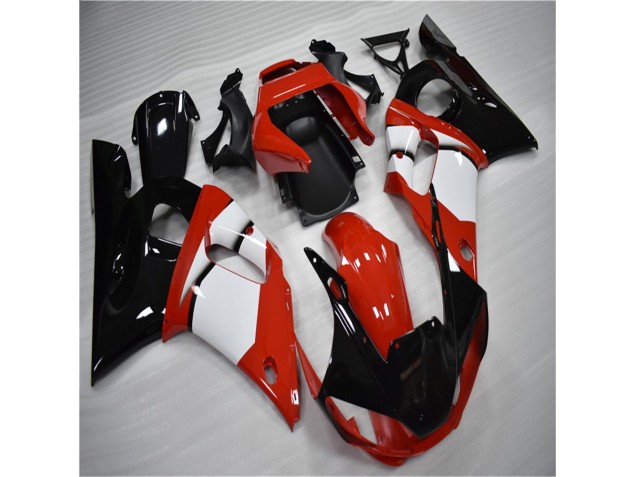 Noir Blanc Carénage Yamaha R6 1998-2002 Noir Blanc Carénage Yamaha R6 1998-2002