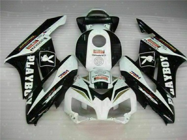 Noir Blanc Carénages Honda CBR 1000 RR 2004-2005