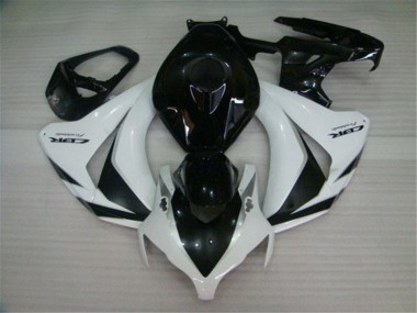 Noir Blanc Carénages Honda CBR 1000 RR 2008-2011